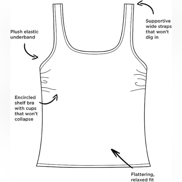 NWT FULLFITALL Plus Size Tankini Top Printed Bathing Suit (No Bottom) Size 22 - Picture 6 of 13